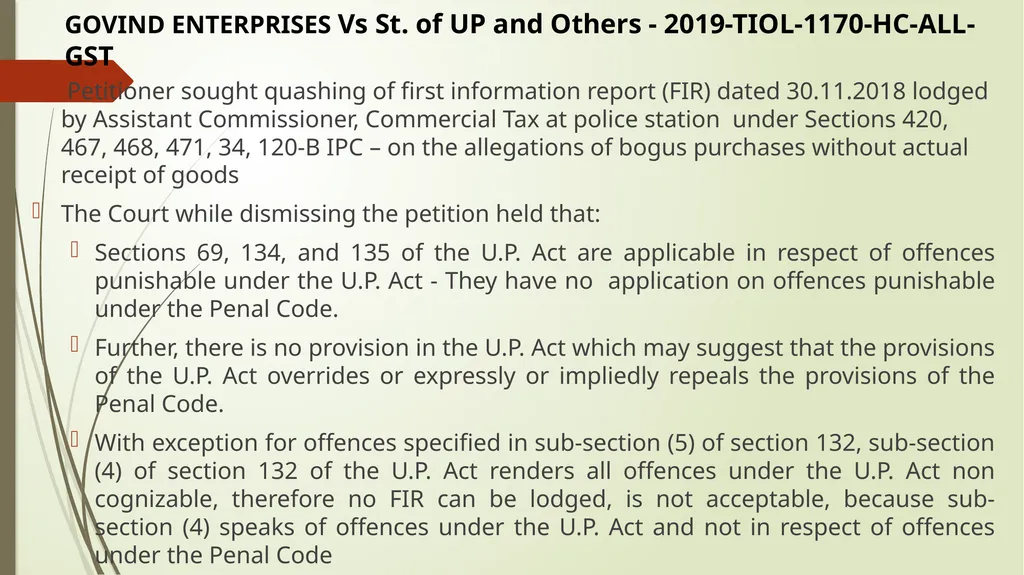 Calcutta Club case - GST implications & Important - slide 53 of 65