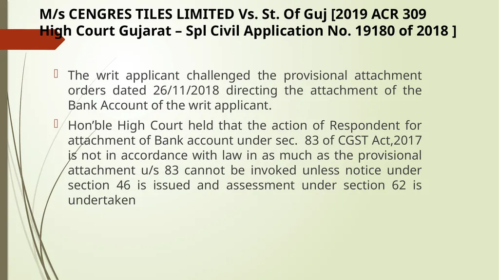 Calcutta Club case - GST implications & Important - slide 58 of 65
