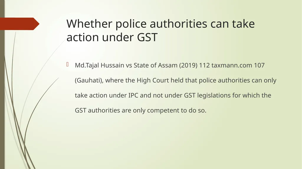 Calcutta Club case - GST implications & Important - slide 63 of 65