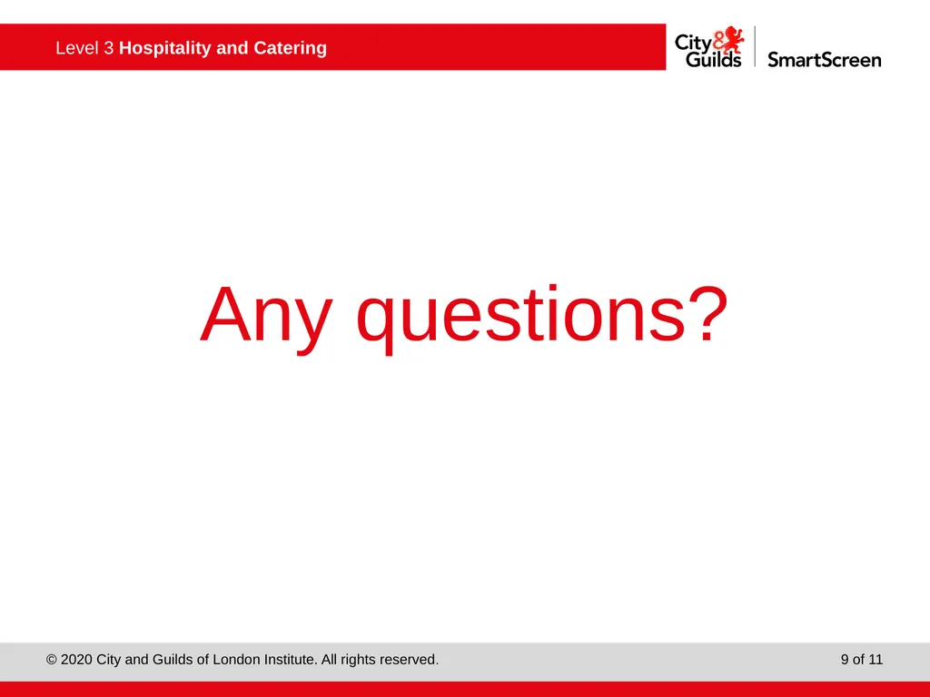PowerPoint presentation Planning menus to meet - slide 9 of 9