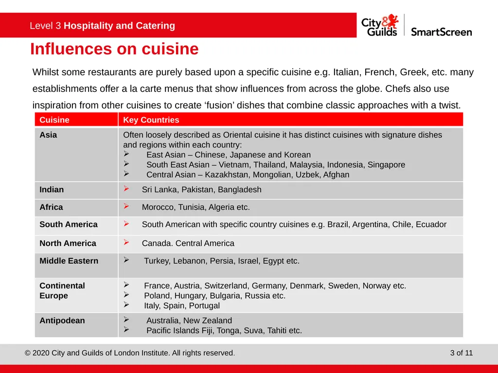 PowerPoint presentation Planning menus to meet - slide 3 of 9