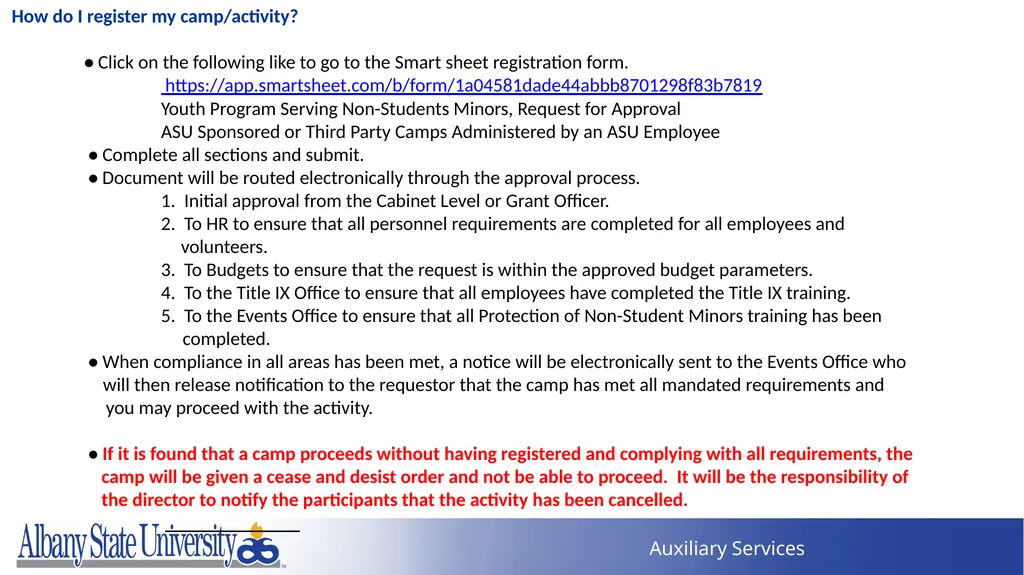 Summer Programs Boot Camp January 2023 - slide 12 of 57