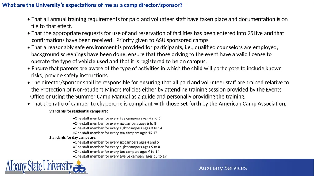 Summer Programs Boot Camp January 2023 - slide 13 of 57