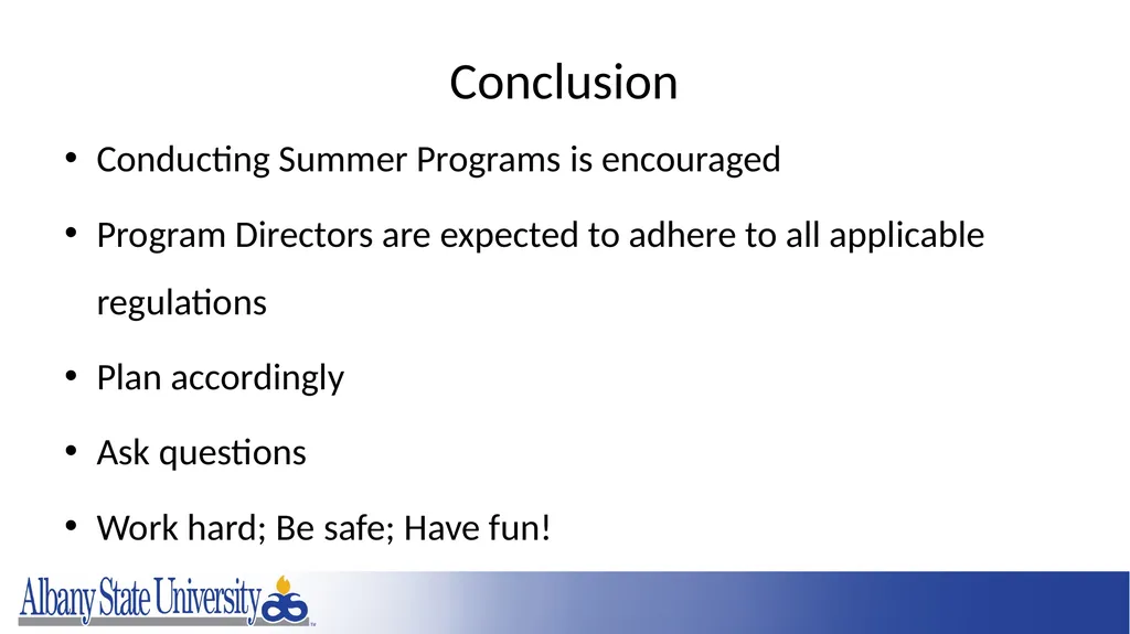 Summer Programs Boot Camp January 2023 - slide 56 of 57