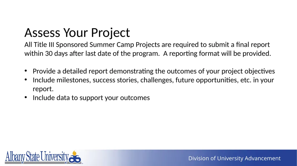 Summer Programs Boot Camp January 2023 - slide 24 of 57