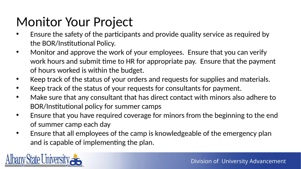 Summer Programs Boot Camp January 2023 - slide 22 of 57
