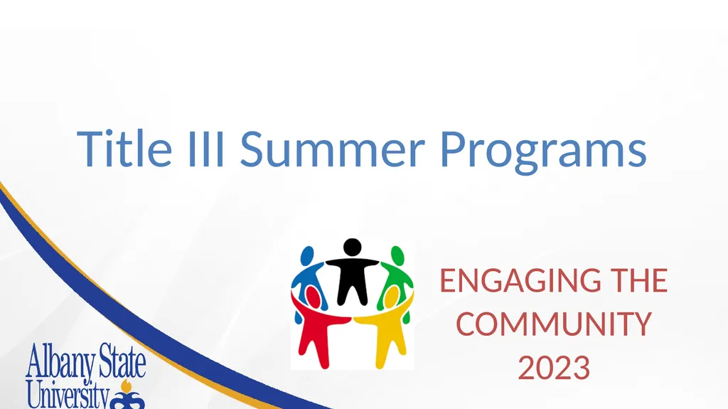 Summer Programs Boot Camp January 2023 - slide 18 of 57