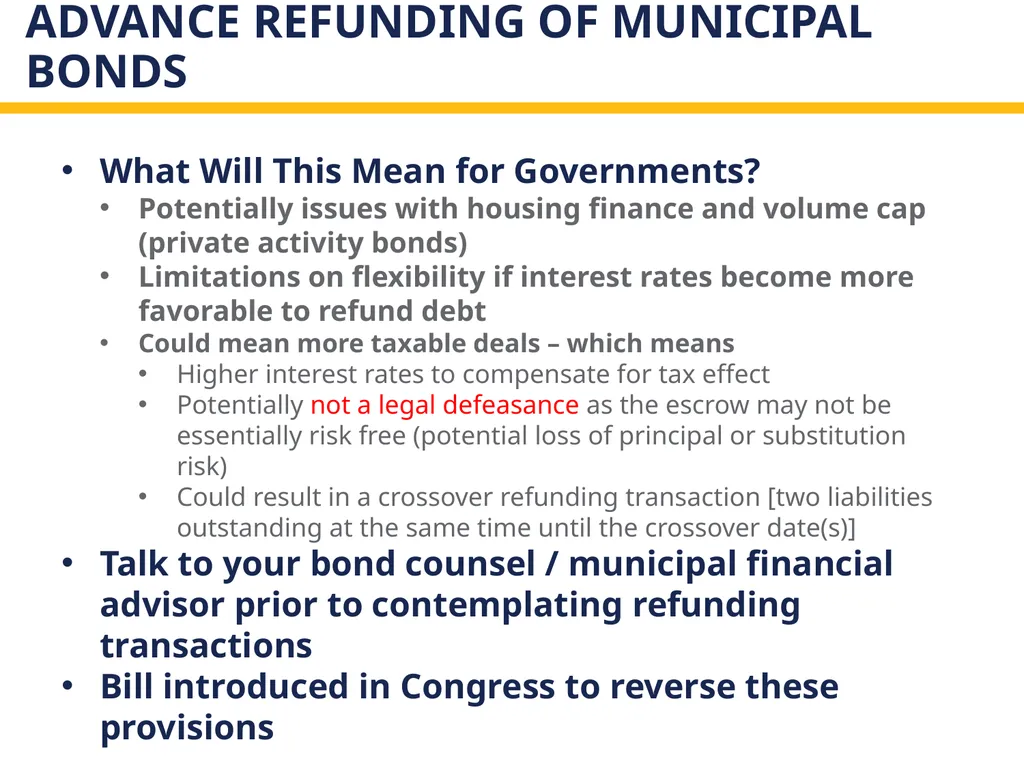 The new tax act and state and local governments - slide 18 of 28