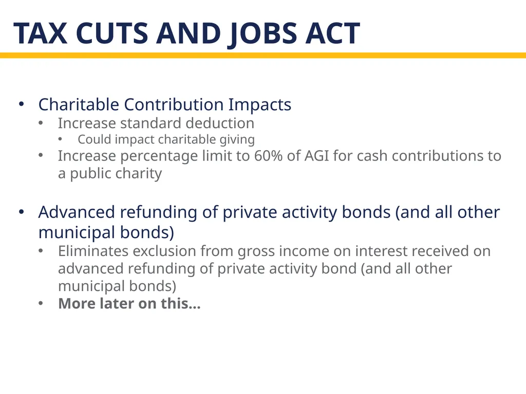 The new tax act and state and local governments - slide 6 of 28