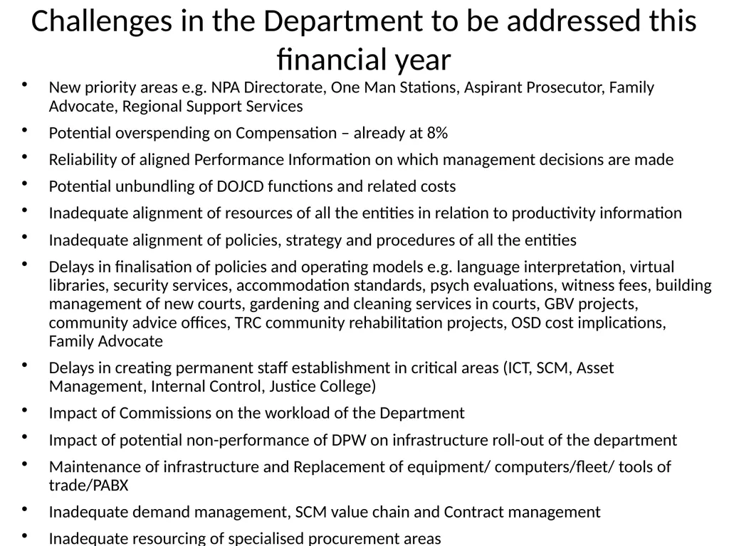 Department of Justice and Constitutional - slide 30 of 36