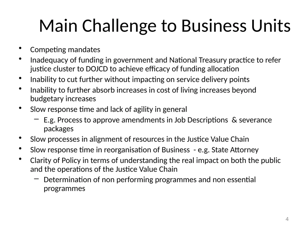 Department of Justice and Constitutional - slide 4 of 36
