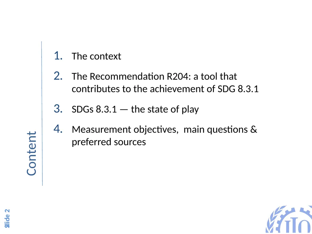 Objective of the session 1 Session 2.1 Overview of - slide 2 of 32