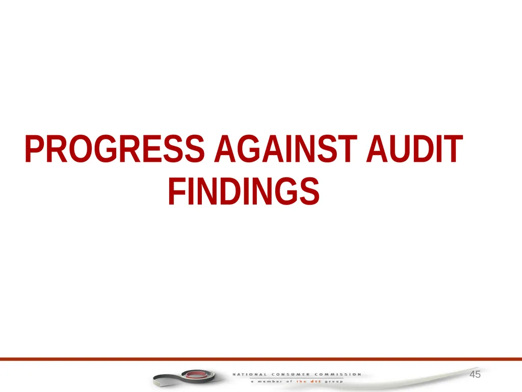1 PORTFOLIO COMMITTEE ON TRADE AND INDUSTRY - slide 45 of 49