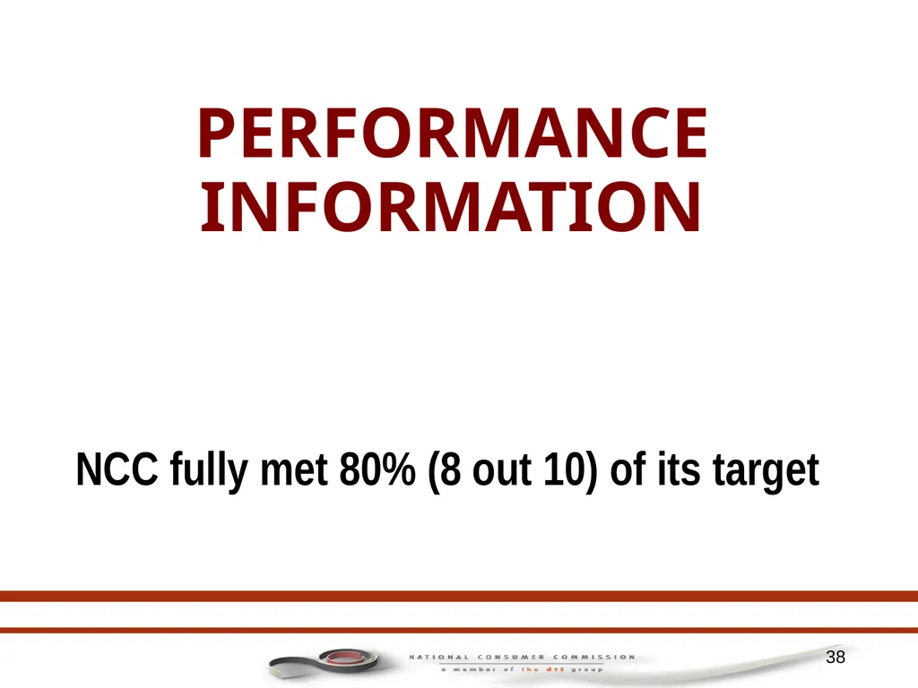 1 PORTFOLIO COMMITTEE ON TRADE AND INDUSTRY - slide 38 of 49