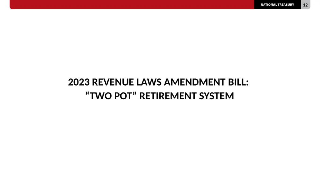 2023 TAX bills Presentation to the Select - slide 12 of 80