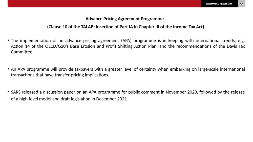 2023 TAX bills Presentation to the Select - slide 66 of 80