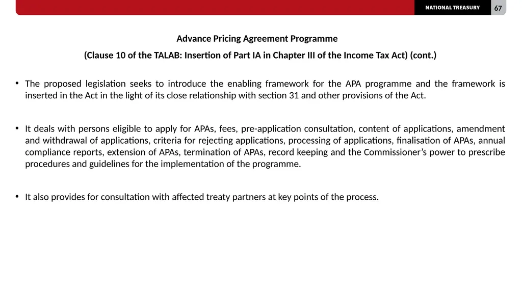 2023 TAX bills Presentation to the Select - slide 67 of 80