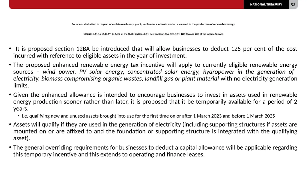 2023 TAX bills Presentation to the Select - slide 53 of 80