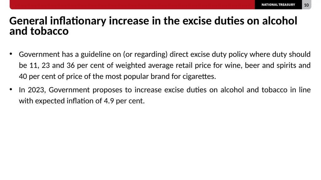 2023 TAX bills Presentation to the Select - slide 10 of 80