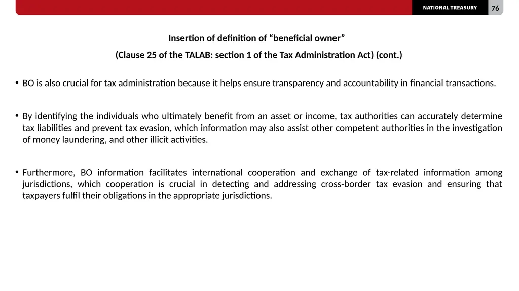 2023 TAX bills Presentation to the Select - slide 76 of 80