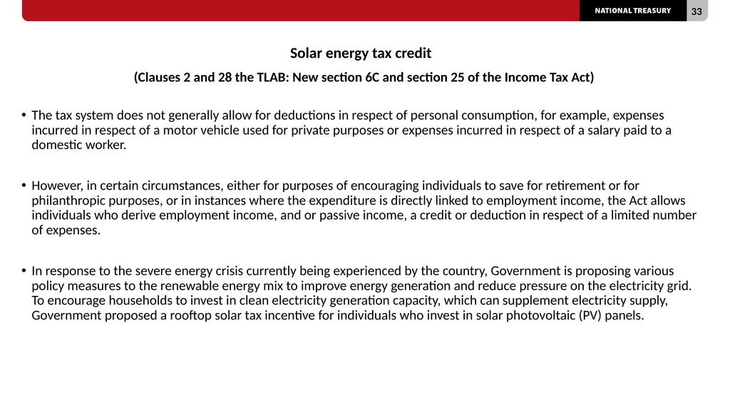 2023 TAX bills Presentation to the Select - slide 33 of 80