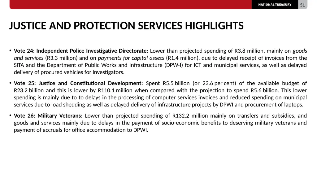 2023/24 QUARTER 1 SPENDING OUTCOMES Standing - slide 51 of 92