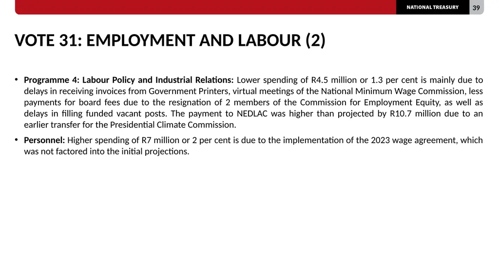 2023/24 QUARTER 1 SPENDING OUTCOMES Standing - slide 39 of 92