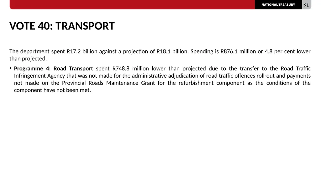 2023/24 QUARTER 1 SPENDING OUTCOMES Standing - slide 91 of 92