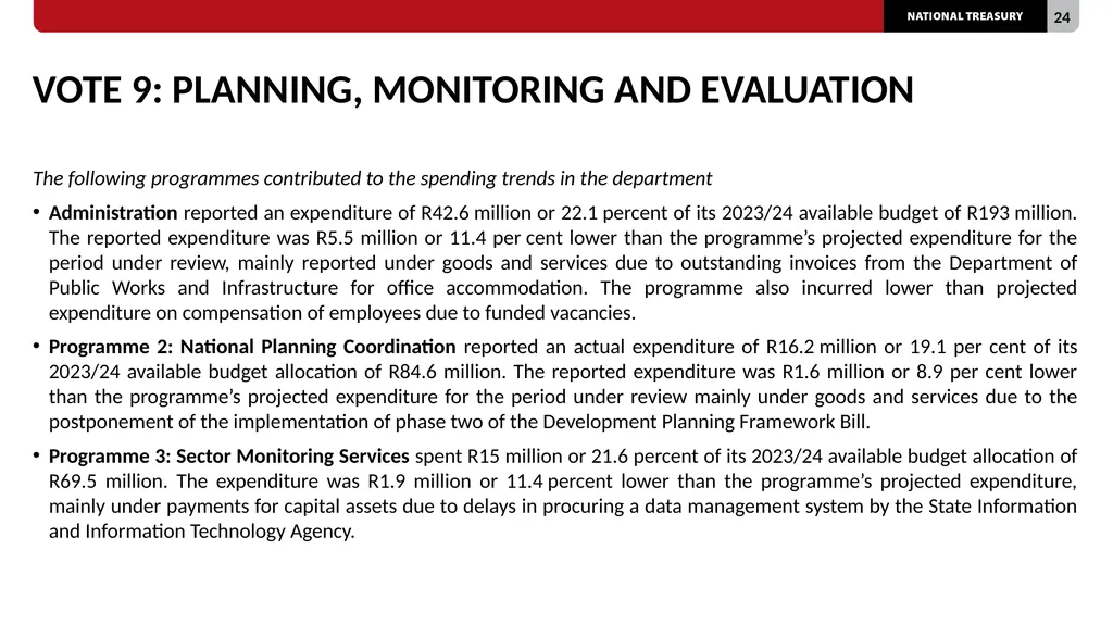 2023/24 QUARTER 1 SPENDING OUTCOMES Standing - slide 24 of 92