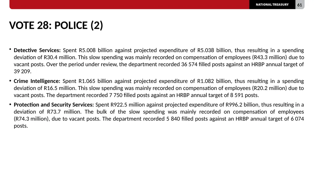 2023/24 QUARTER 1 SPENDING OUTCOMES Standing - slide 61 of 92