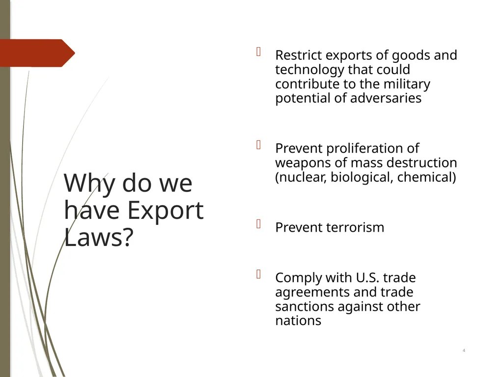 2022 Export Compliance Refresher Mississippi State - slide 7 of 27
