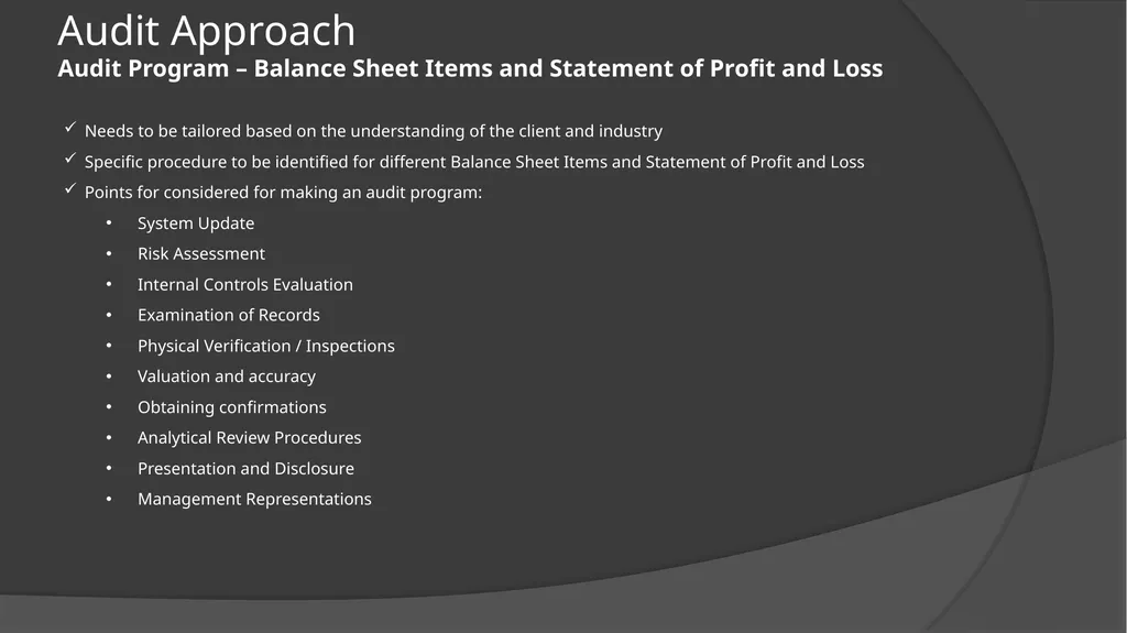 Audit Documentation / Other important Standards - slide 11 of 25