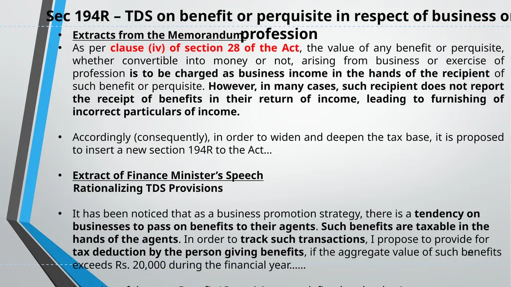 Practical aspects in Taxation of MSMEs TDS 360° - slide 23 of 74