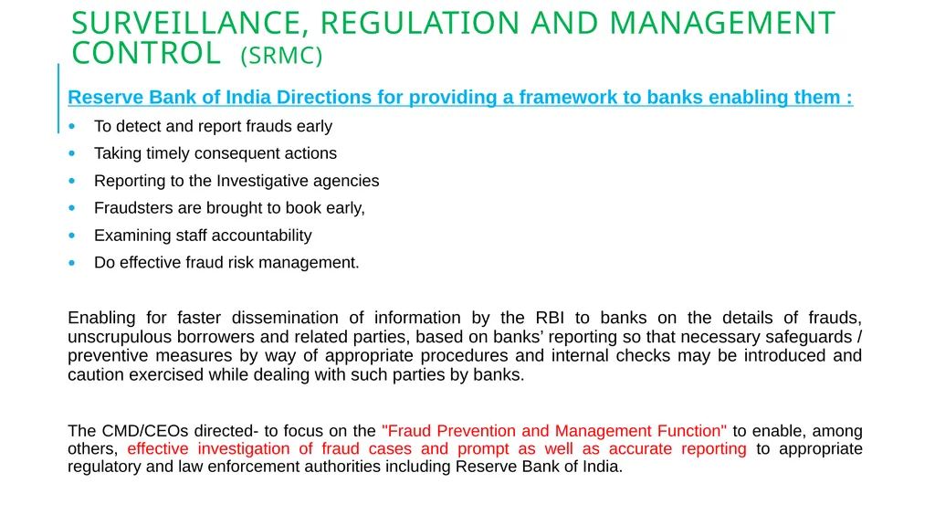 PRACTICAL ASPECTS OF SURVEILLANCE, MANAGEMENT - slide 10 of 28