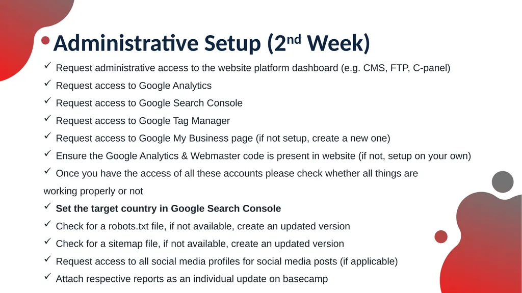 SEO Workflow Process Workflow Index 01 Initial - slide 6 of 15