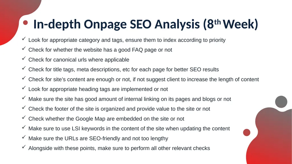 SEO Workflow Process Workflow Index 01 Initial - slide 13 of 15