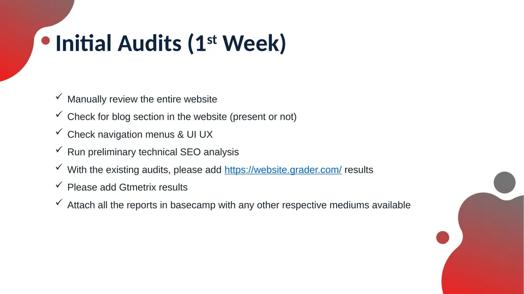 SEO Workflow Process Workflow Index 01 Initial - slide 5 of 15