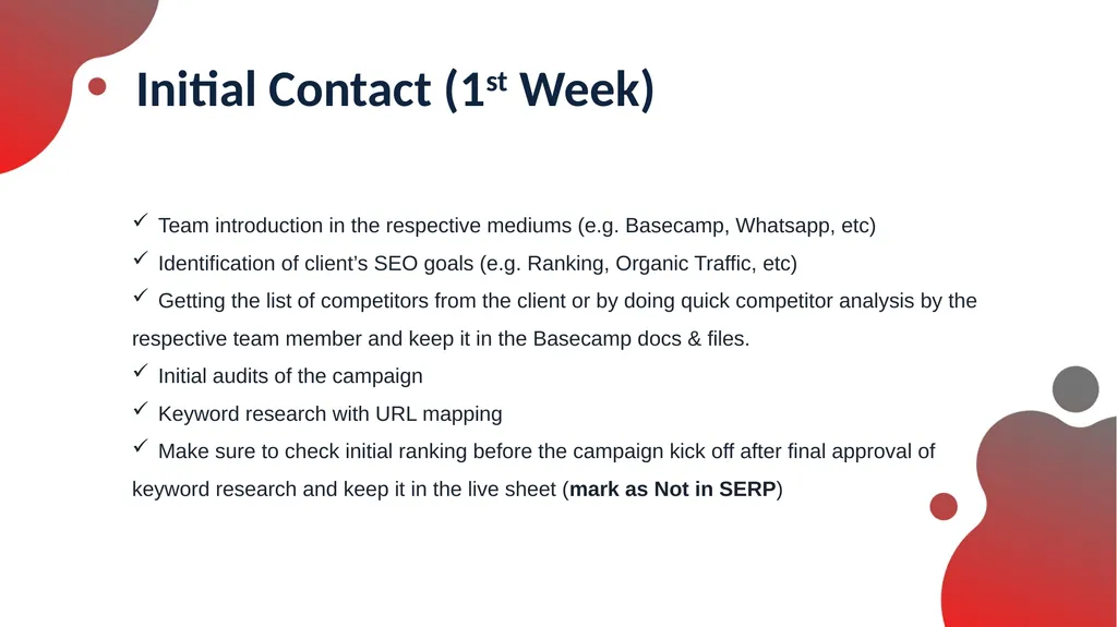 SEO Workflow Process Workflow Index 01 Initial - slide 4 of 15