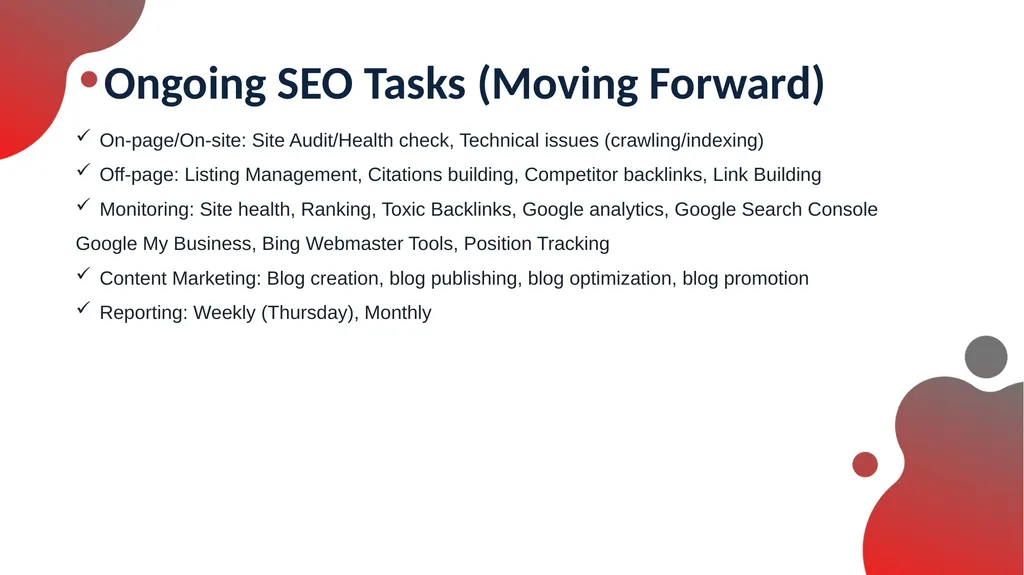 SEO Workflow Process Workflow Index 01 Initial - slide 14 of 15