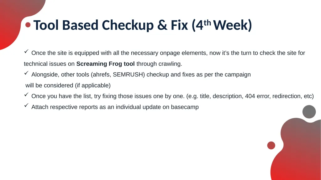 SEO Workflow Process Workflow Index 01 Initial - slide 8 of 15