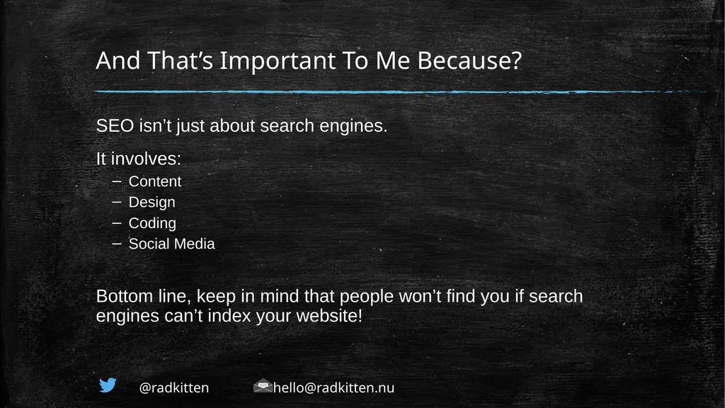 Don’t Be A Search Engine Optimist By: Angela - slide 3 of 11