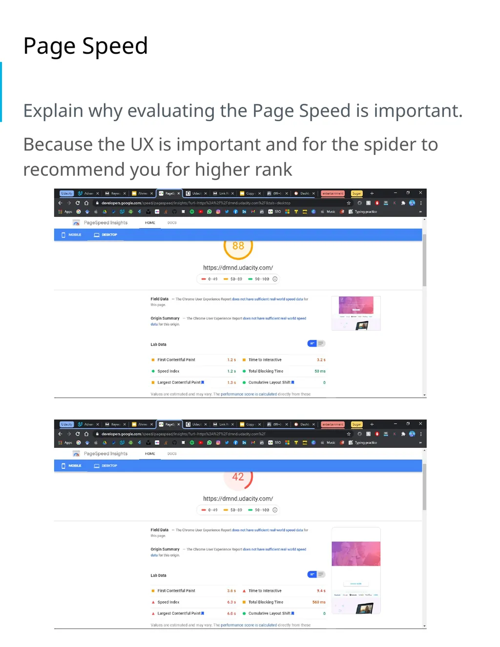 Project 4: SEO Audit Part 1 Plan your Audit - slide 16 of 19
