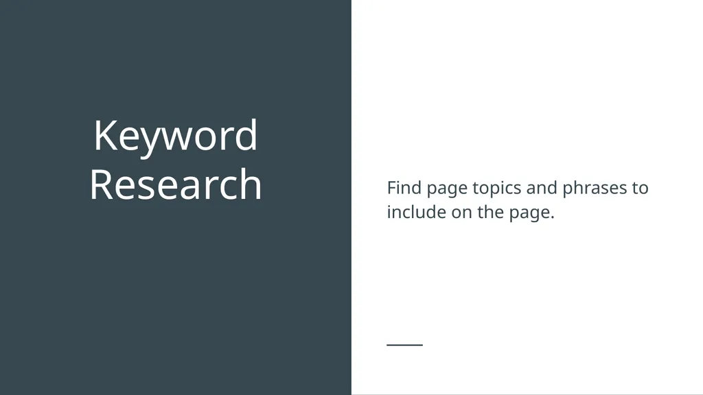 SEO for Startups A path to get started What I’m - slide 6 of 10