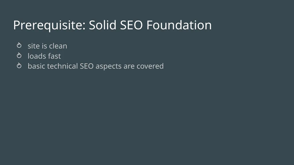 SEO for Startups A path to get started What I’m - slide 9 of 10