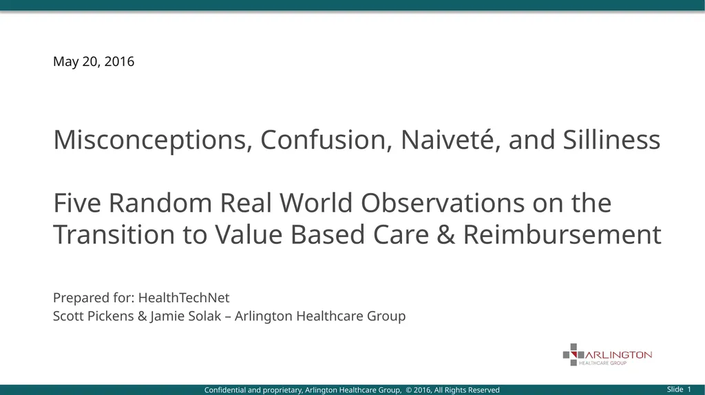 Misconceptions, Confusion, Naiveté, and Silliness - slide 1 of 7