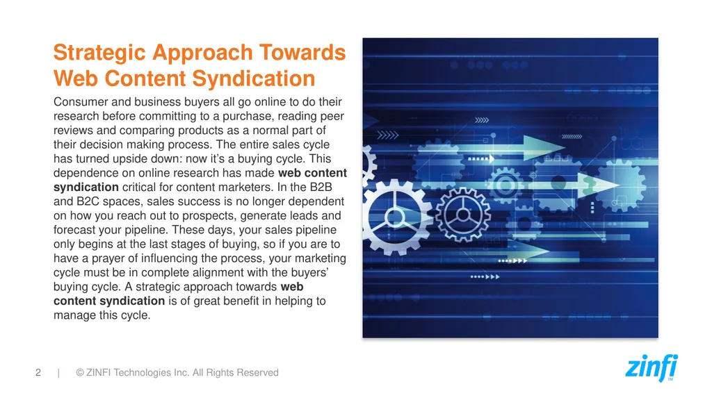 Why Web Content Syndication Is Critical for - slide 2 of 9