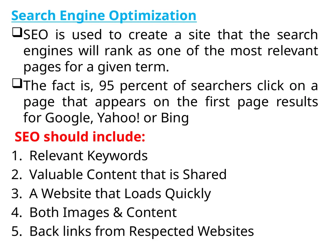 Basics of Building an Online Marketing Building a - slide 2 of 8