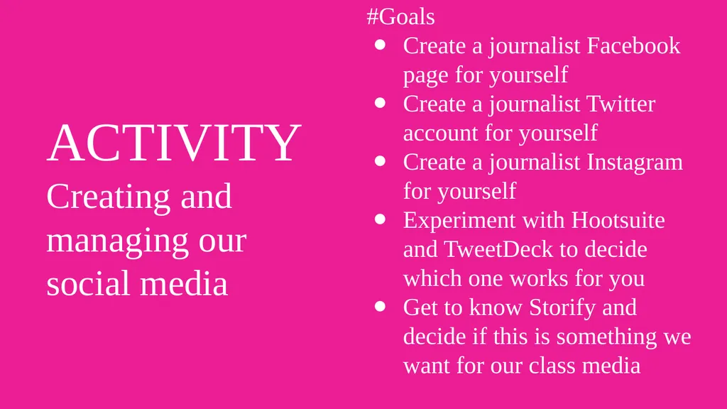 SOCIAL MEDIA The NEW news society... SOCIAL MEDIA - slide 13 of 14