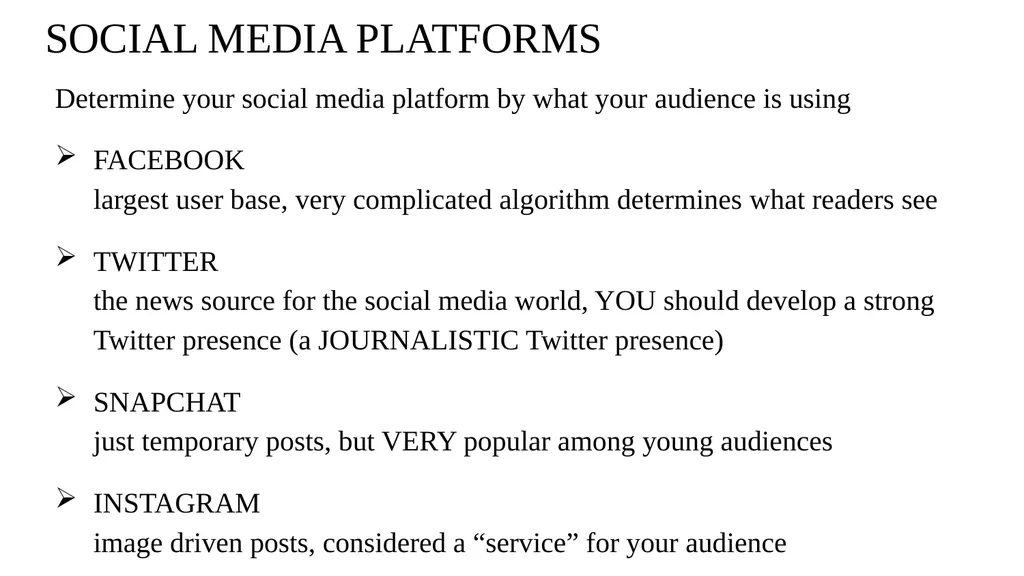 SOCIAL MEDIA The NEW news society... SOCIAL MEDIA - slide 6 of 14