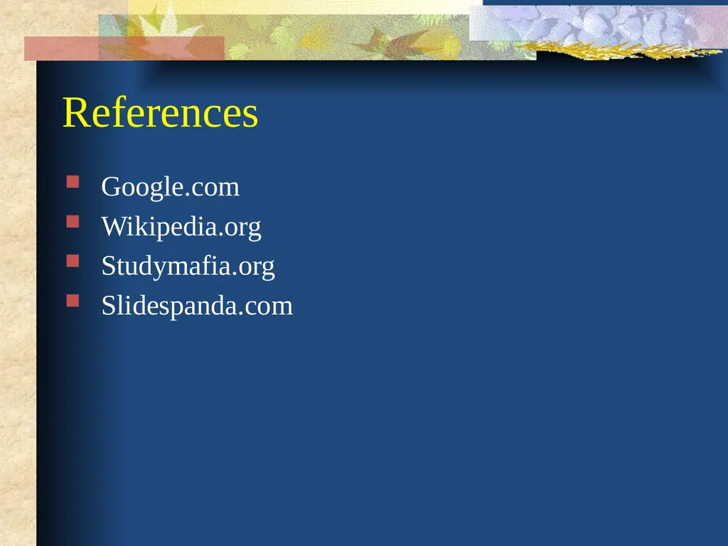 StudyMafia.Org Submitted To: Submitted By: - slide 18 of 19